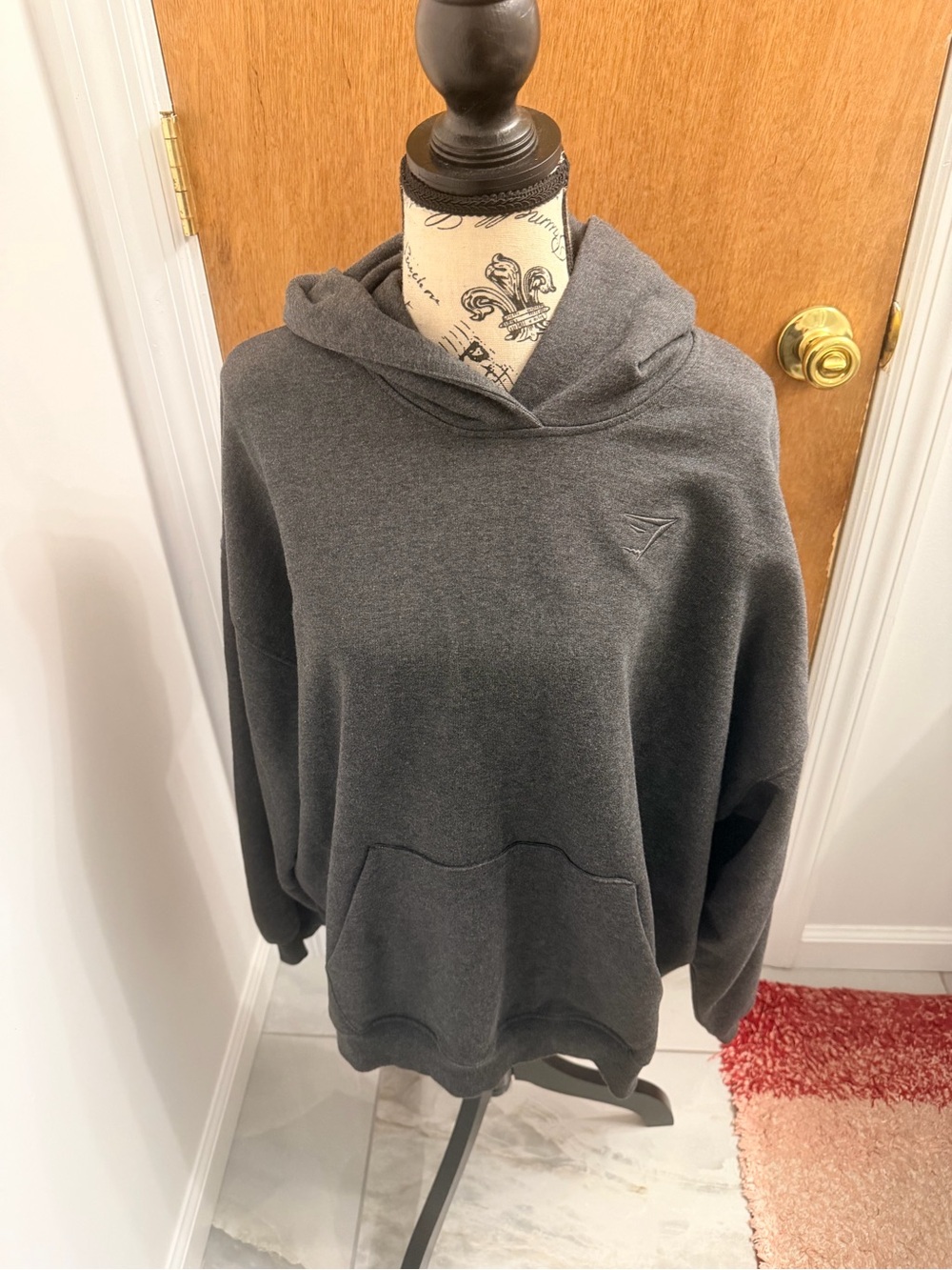 Grey Gymshark Oversized Hoodie 
Size Medium